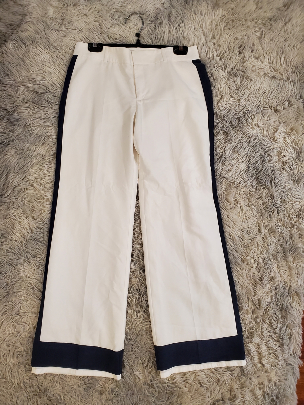 Banana Republic White Wide Leg Dress Pants